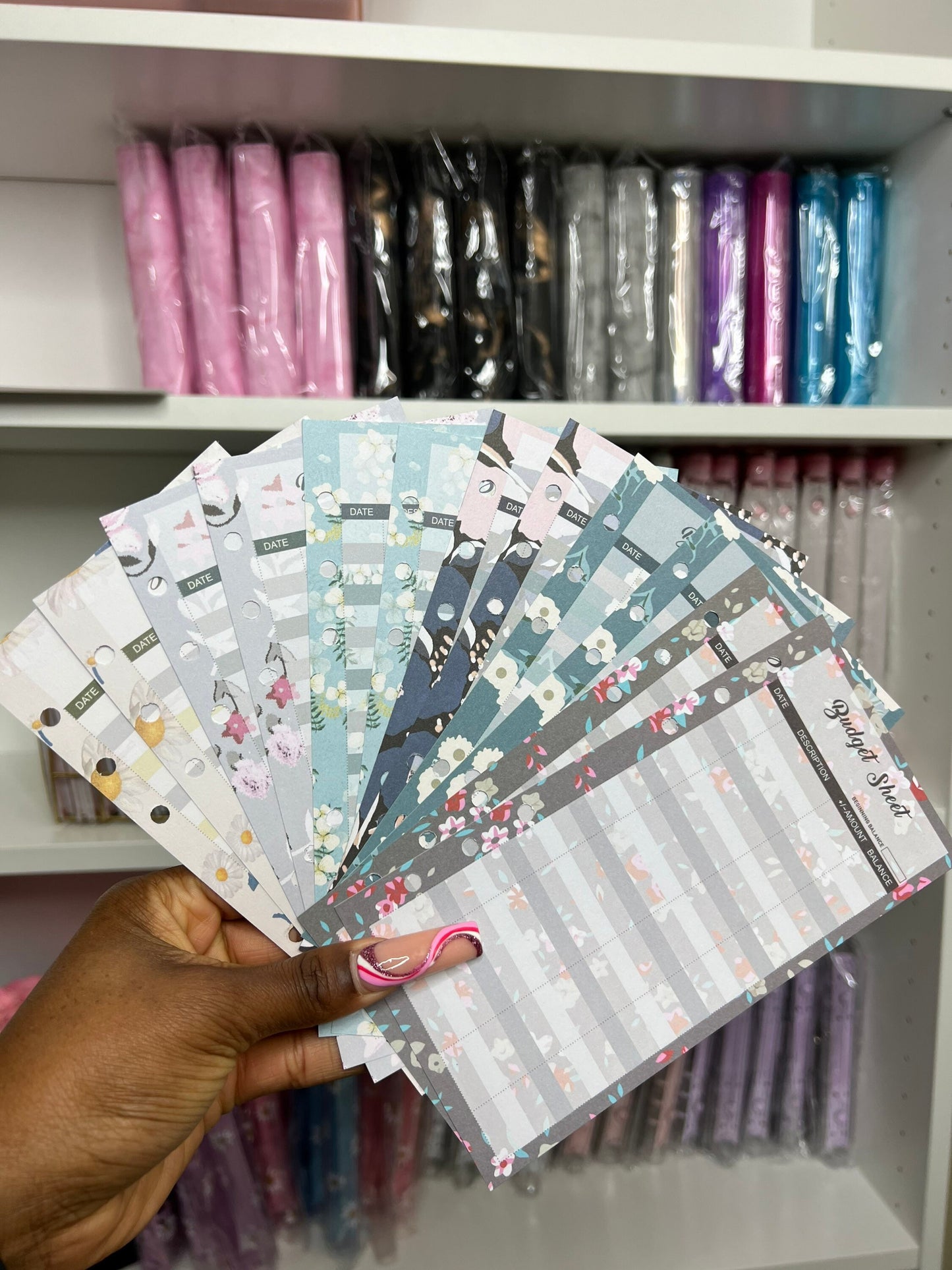 A6 Budget Sheets | A6 Budget Trackers | A6 Fruit Themed | A6 Floral Themed | Cash Envelopes