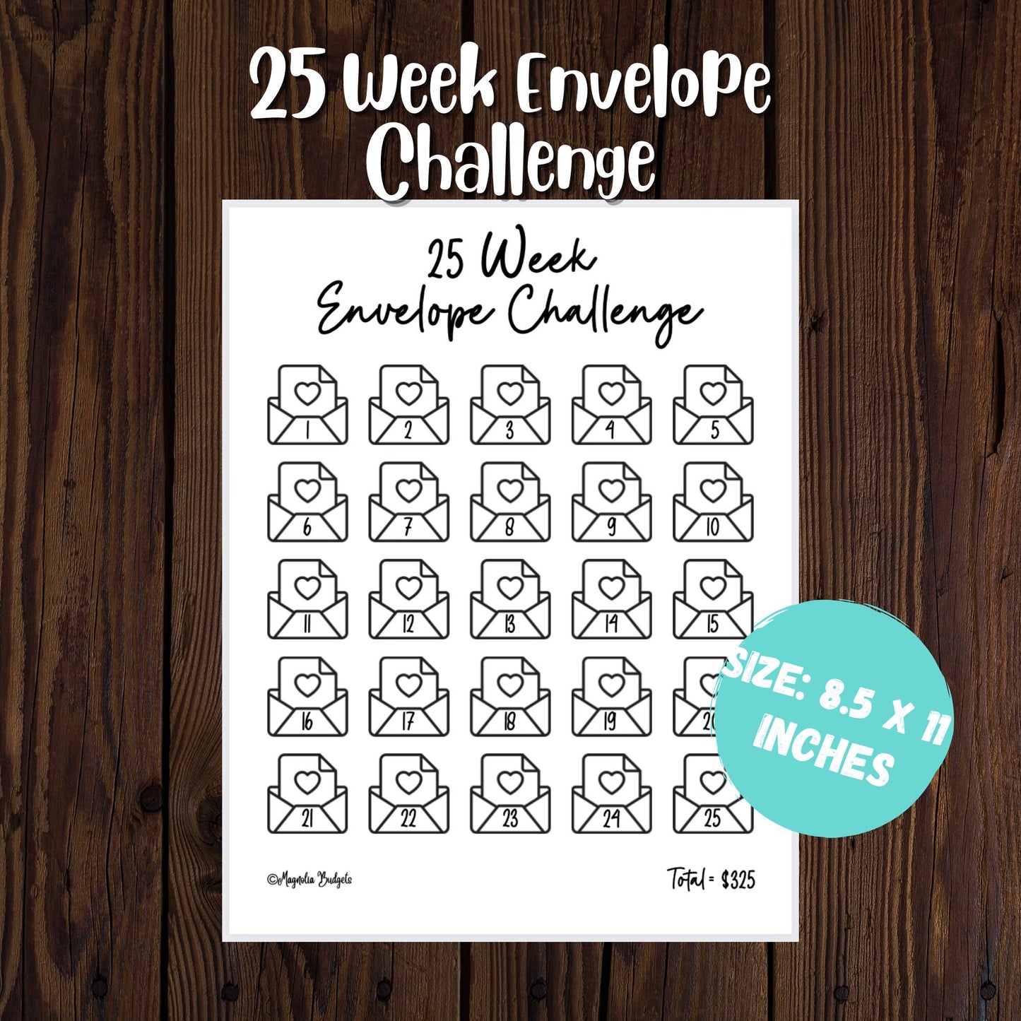 25 Week Envelope Savings Challenge | Envelope Savings Tracker | Letter – Magnolia Budgets 25-week-envelope-savings-challenge-envelope-savings-tracker-letter-magnolia-budgets