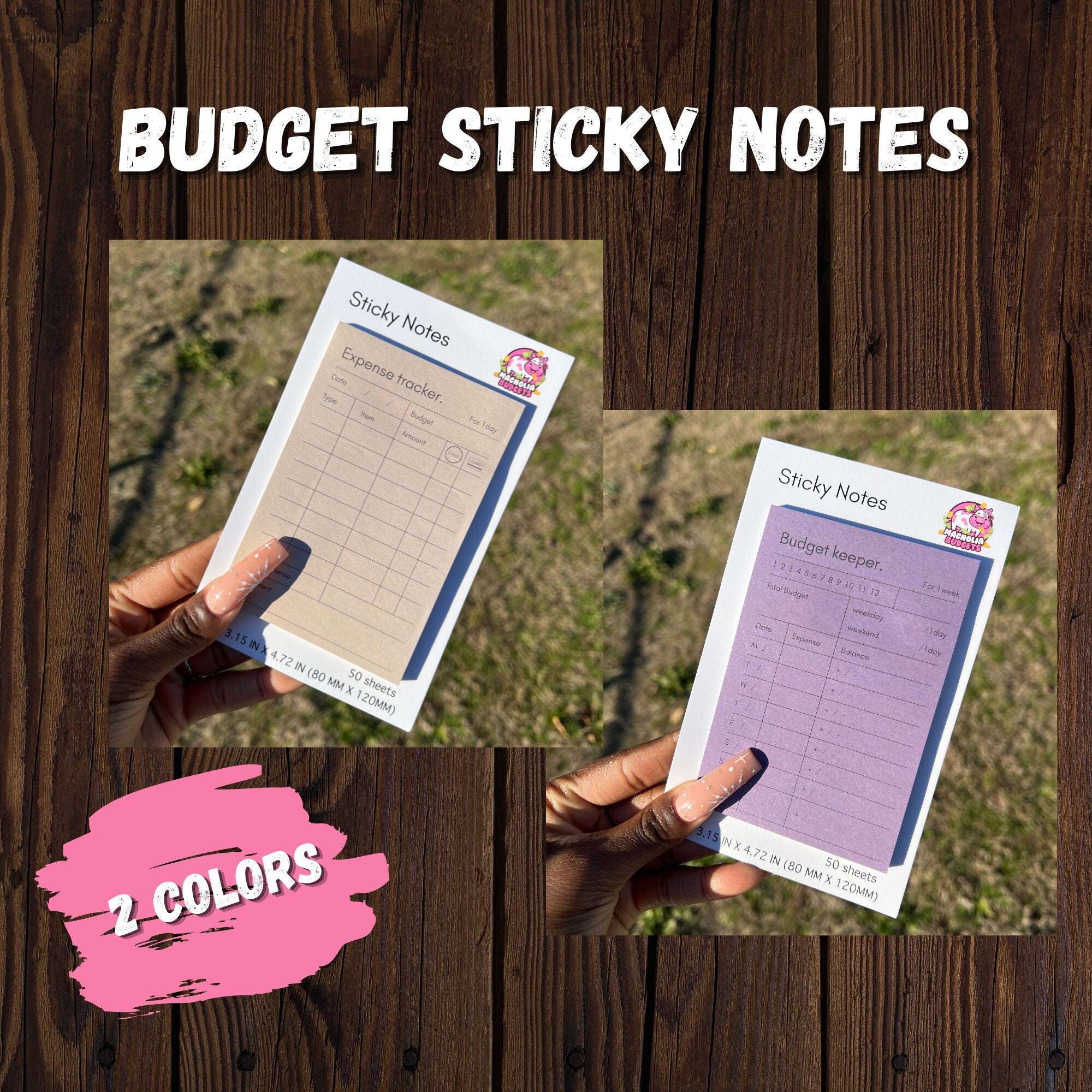 Budget Sticky Notes | Budget Tracker | Expense Tracker | Budget Keeper ...