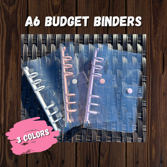 A6 Customized Ring Binder [3 colors] | 6 Ring Cover | A6 Customized binders | Zipper Closure