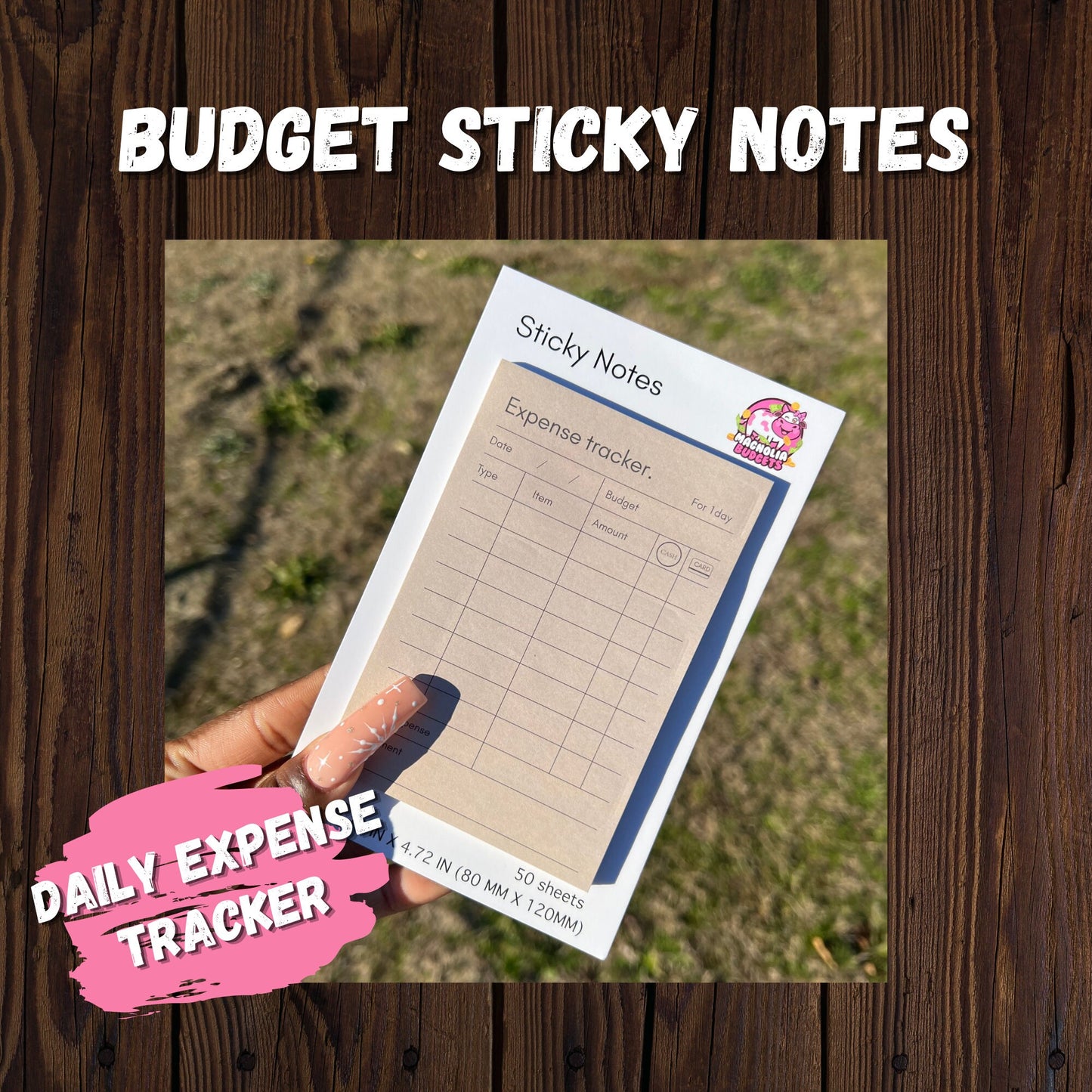 Budget Sticky Notes | Budget Tracker | Expense Tracker | Budget Keeper | Budgeting | Manage Money